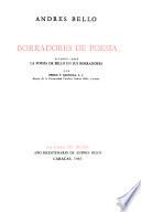 Obras completas de Andrés Bello: Borradores de poesía