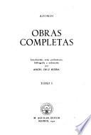 Obras completas [de] Azorín [pseud.]