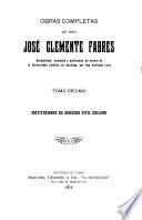 Obras completas de Don José Clemente Fabres