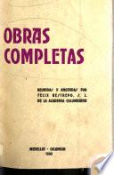 Obras completas de Epifanio Mejía