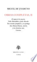 Obras completas de Miguel de Unamuno ; edición y prólogo de Ricardo Senabre