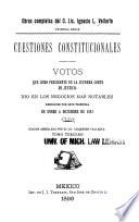 Obras completas del c. Lic. Ignacio L. Vallarta ...