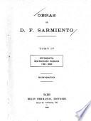 Obras de D.F. Sarmiento: Ortografía. Instruccion publica, 1841-1854. 1886
