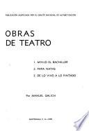 Obras de teatro