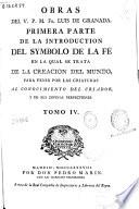 Obras del V. P. M. Fr. Luis de Granada