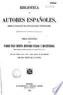 Obras escogidas, con una noticia de su vida y juicio critico de sus escritos por Don Vicente de la Fuente