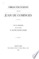 Obras escogidas de Don Juan de Cominges
