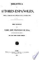 Obras escogidas del padre José Francisco de Isla
