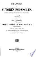 Obras escogidas del padre Pedro de Rivadeneira