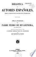 Obras escogidas del Padre Pedro de Rivadeneira