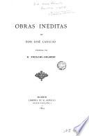 Obras inéditas de José Cadalso [Vázques]
