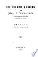 Obregon ante la historia