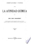 Observaciones y teorías sobre la afinidad química