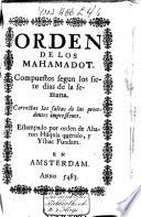 Orden de los Mahamadot