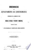 Ordenanzas del Departamento de Cundinamarca
