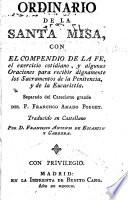 Ordinario de la santa misa