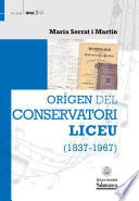 Orígen del Conservatori Liceu (1837-1967)