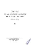 Orígenes de las lenguas romances en el Reino de León