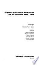 Orígenes y desarrollo de la guerra civil en Argentina, 1966-1976