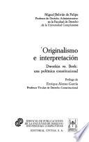 Originalismo e interpretación