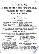 Otélo, ó, El Moro de Venecia