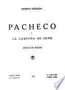 Pacheco y la campaña de Cuyo