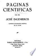 Paginas cientificas del Dr. José Ingenieros ...