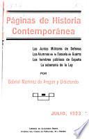 Páginas de historia contemporánea
