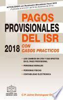 PAGOS PROVISIONALES DEL ISR EPUB 2018