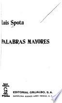 Palabras mayores