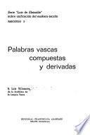 Palabras vascas compuestas y derivadas