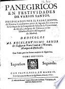 Panegiricos en festividades de varios santos