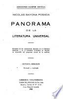Panorama de la literatura universal