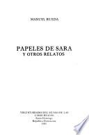 Papeles de Sara y otros relatos