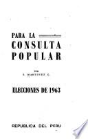 Para la consulta popular,