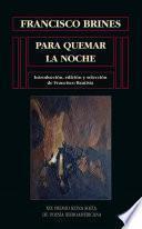 Para quemar la noche
