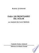 Para un prontuario del dólar