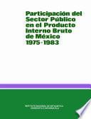 Participación del sector público en el Producto Interno Bruto de México 1975-1983