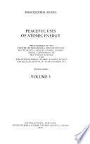 Peaceful Uses of Atomic Energy: Safety aspects of nuclear plants; legal aspects of nuclear-energy