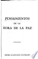 Pensamientos de la hora de la paz