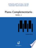 Libro Piano complementario. Nivel 2