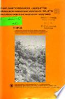 Plant Genetic Resources Newsletter