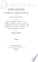 Plantae diaphoricae florae argentinae