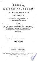 Poema de San Prospero contra los ingratos