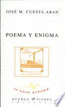 Poema y enigma