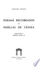 Poemas recobrados y huellas de ceniza