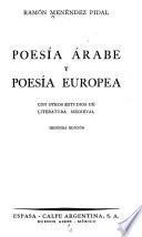 Poesía árabe y poesía europea