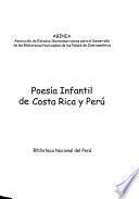 Poesía infantil de Costa Rica y Perú