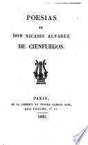Poesías de don Nicasio Alvarez de Cienfuegos