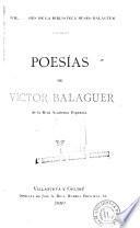 Poesías de Víctor Balaguer